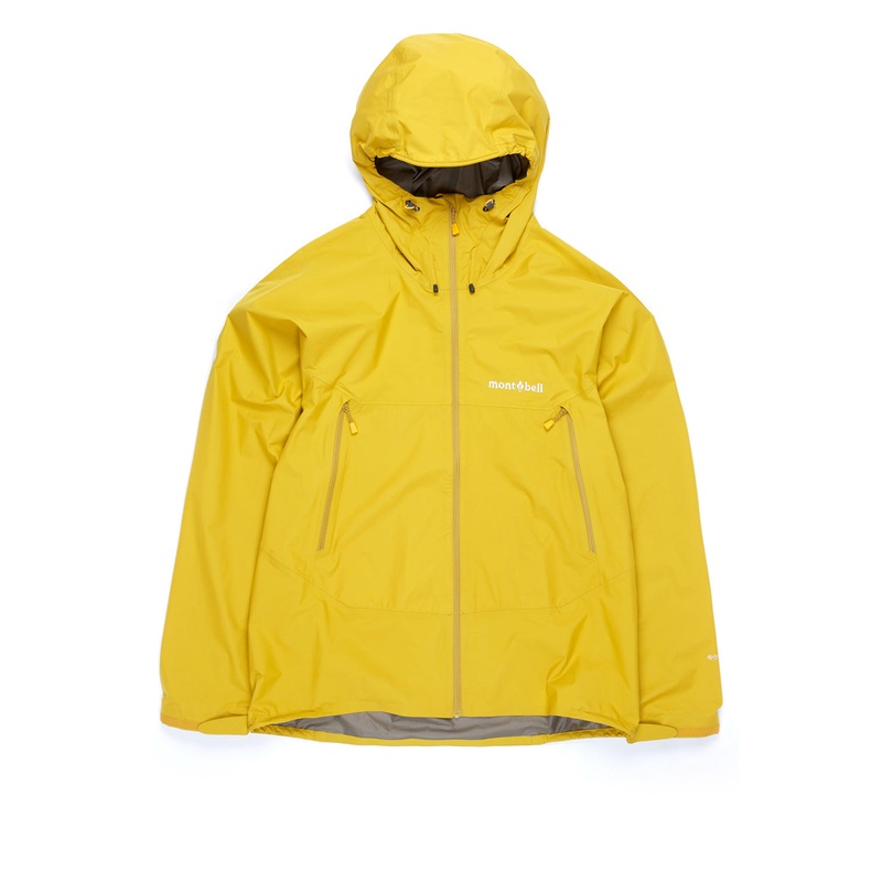 Montbell Men's Rain Trekker Jacket - Mustard
