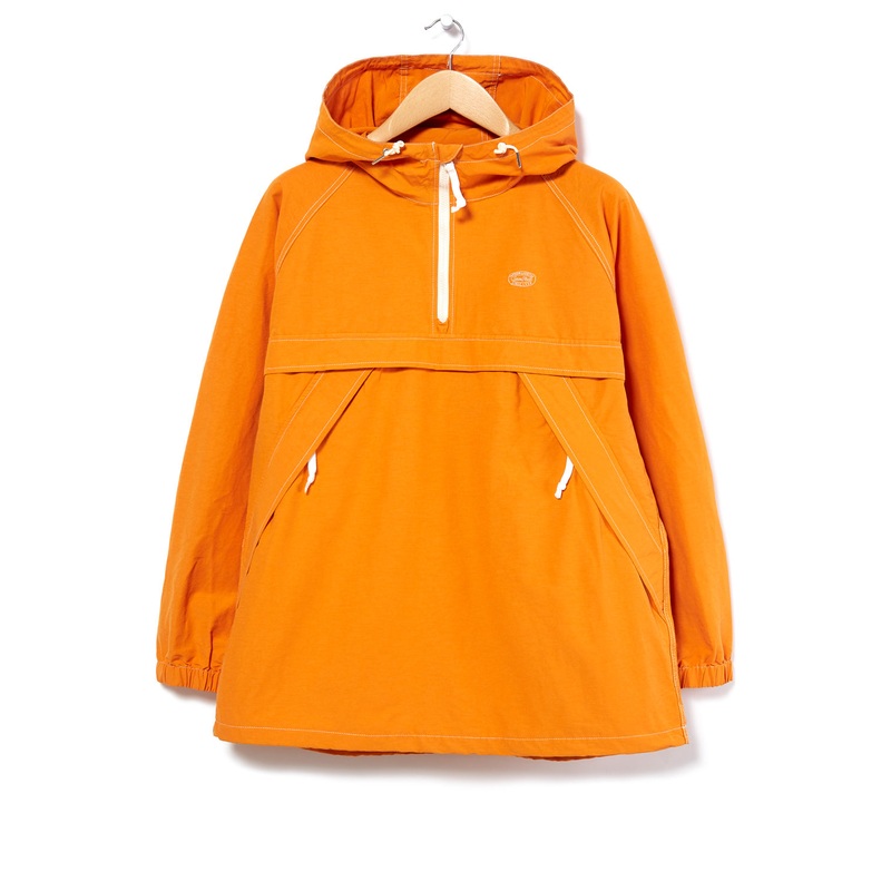 Snow Peak Light Mountain Men's Cloth Parka Jacket - Orange