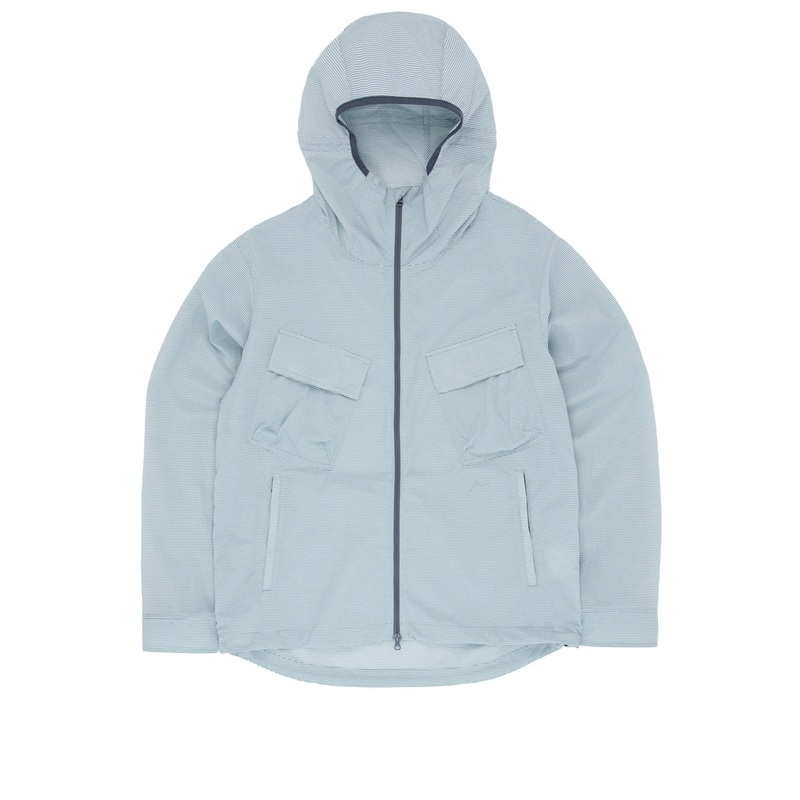CAYL Men's Flap Pocket Check Jacket - Light Grey