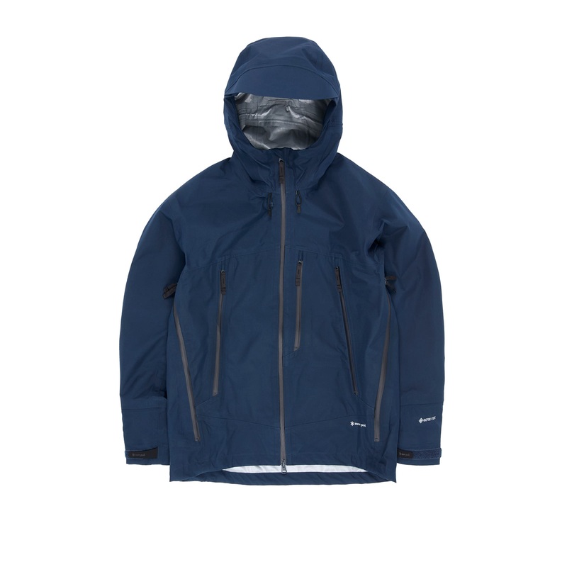 Snow Peak Men's GORE-TEX Rain Jacket - Navy