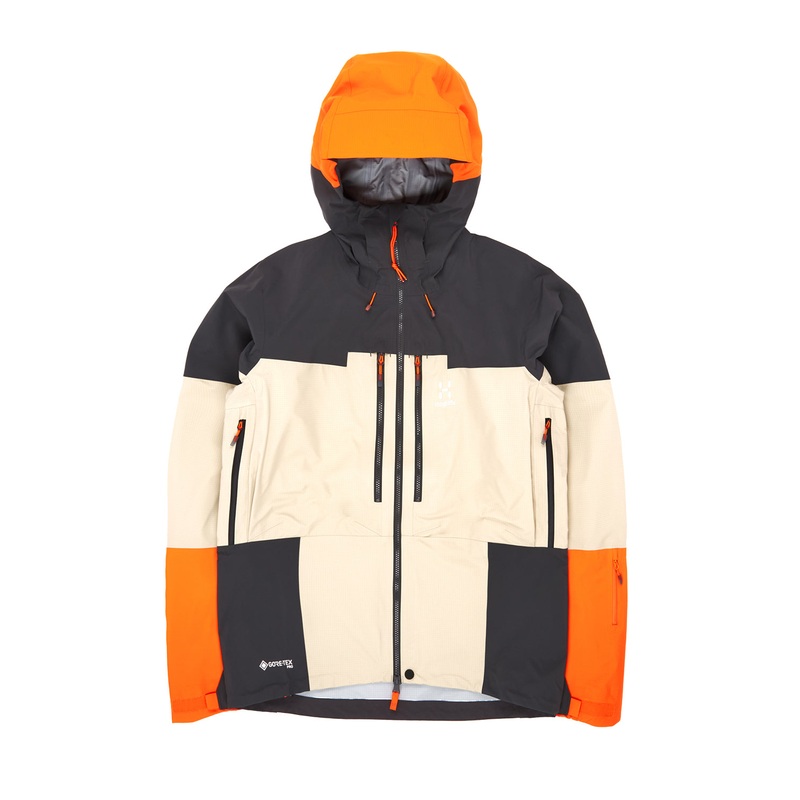 Haglofs Men's Spitz GORE-TEX Pro Jacket - Chalk Beige / Magnetite