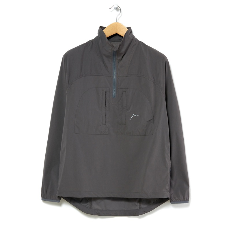 CAYL Men's Stretch Nylon Half Zip Top - Grey