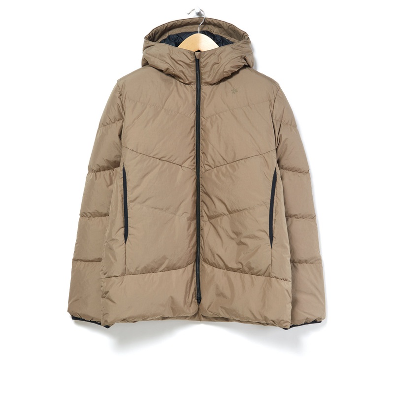 Goldwin Men's Rip-Stop Down Parka Jacket - Desert Taupe