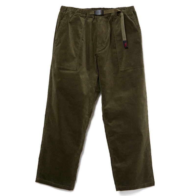 Gramicci Corduroy Loose Tapered Pants - Olive