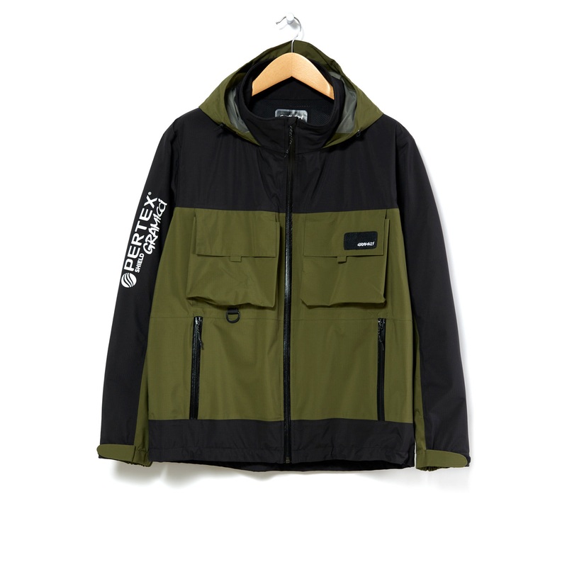 Gramicci Men's Pertex Trailside Wading Jacket - Olive Drab
