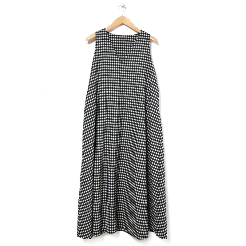 Gramicci Women's Wool Tent Dress - Gingham