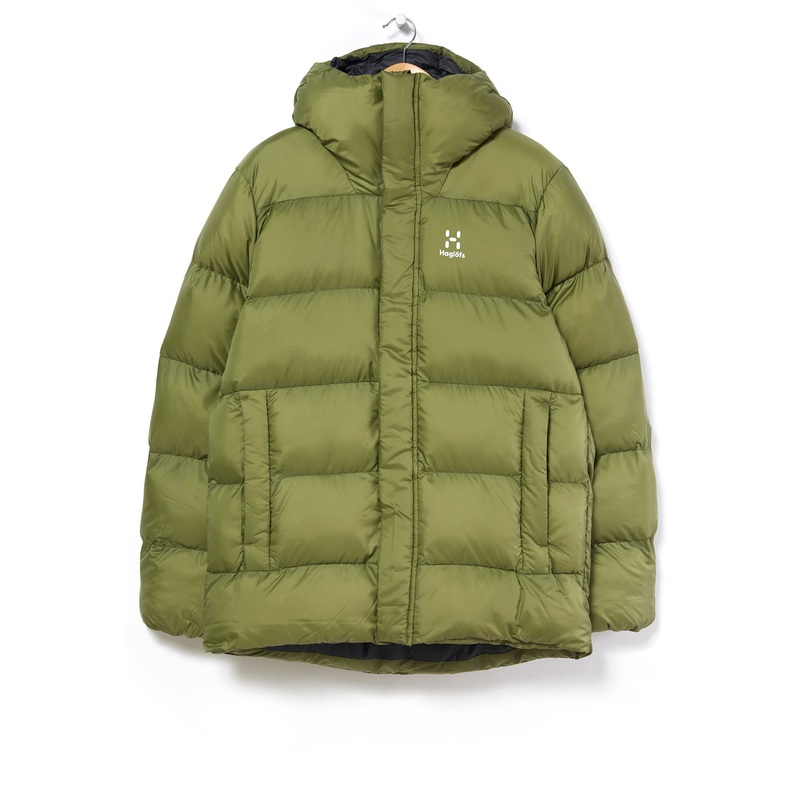 Haglfs Men's Puffy Mimic Hooded Jacket - Olive Green