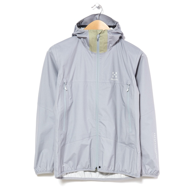 Haglfs Women's L.I.M PROOF Jacket - Concrete/Thyme Green