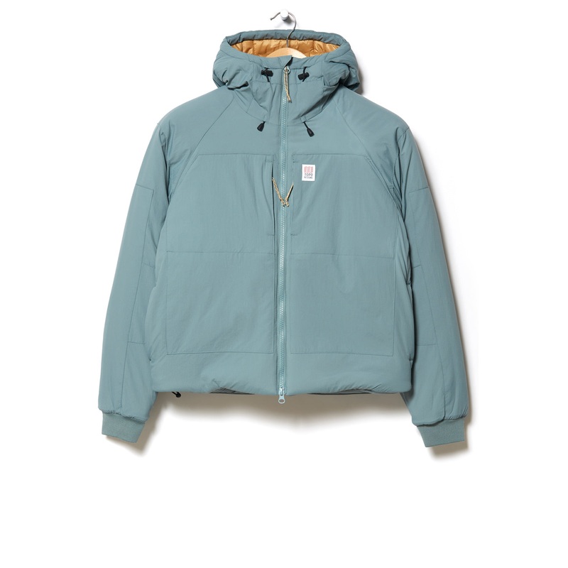 Topo Designs Women's Mountain Puffer Hoodie  - Slate