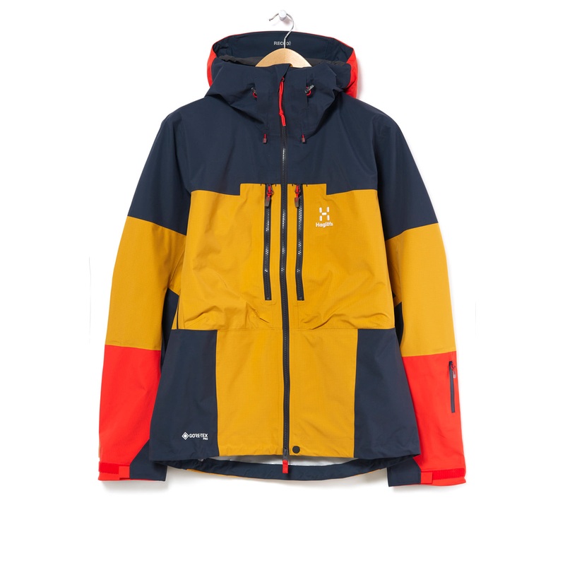 Haglfs Men's Spitz GORE-TEX PRO Jacket - Autumn Leaves/Tarn Blue