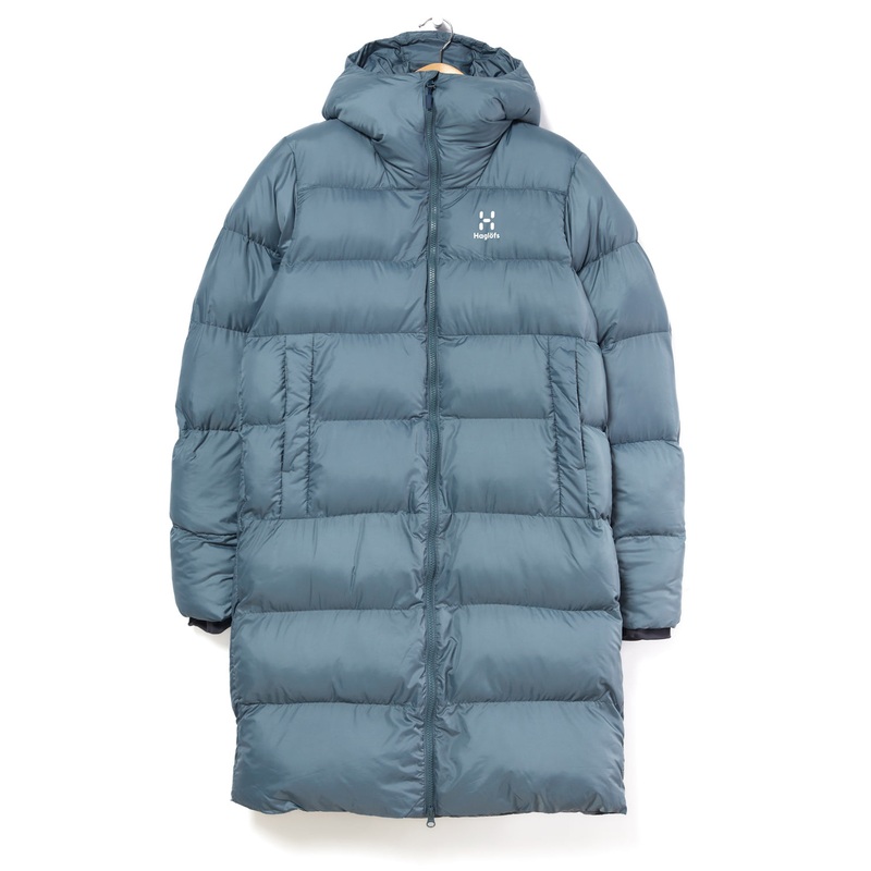 Haglfs Women's Long Mimic Parka Jacket - Steel Blue