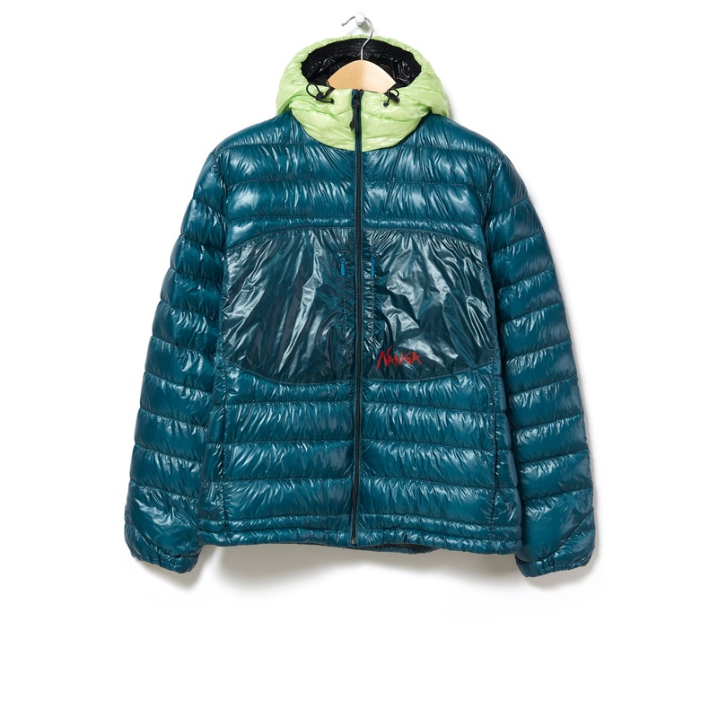 Nanga Men's Aerial Down Packable Parka Jacket - Navy