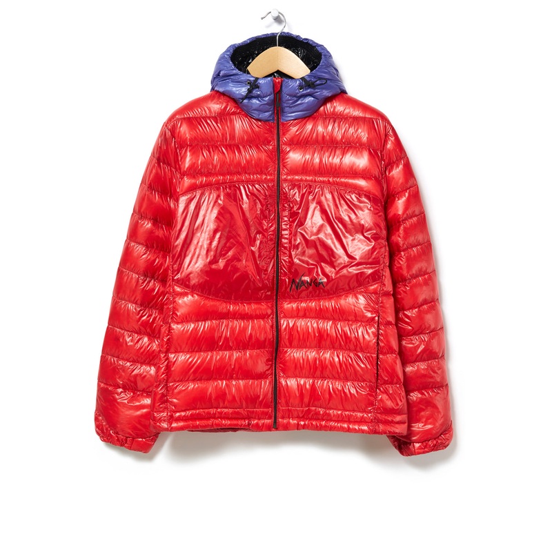 Nanga Men's Aerial Down Packable Parka Jacket - Red
