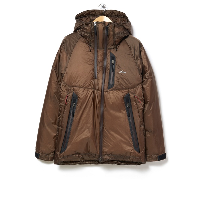 Nanga Men's Aurora Light Down Jacket - Brown