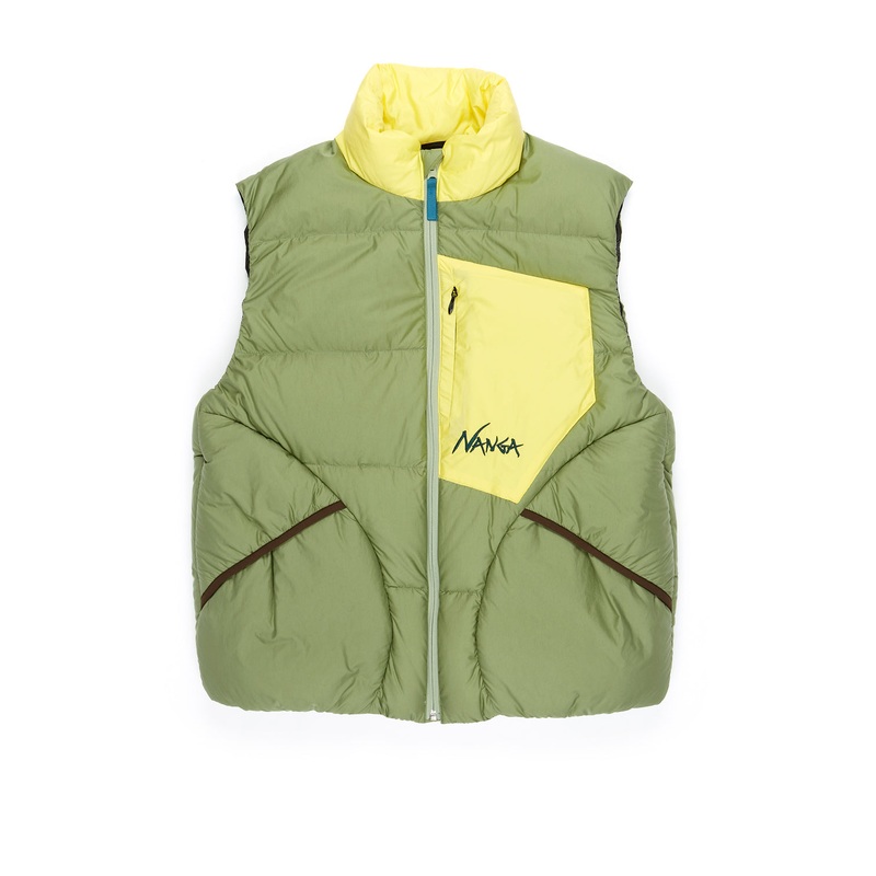 Nanga Men's Mazeno Ridge Vest - Light Khaki