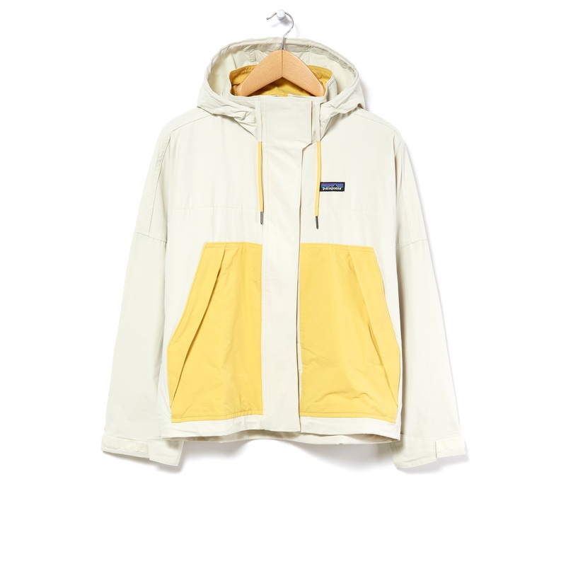 Patagonia Women's Skysail Jacket - Dyno White/Surfboard Yellow