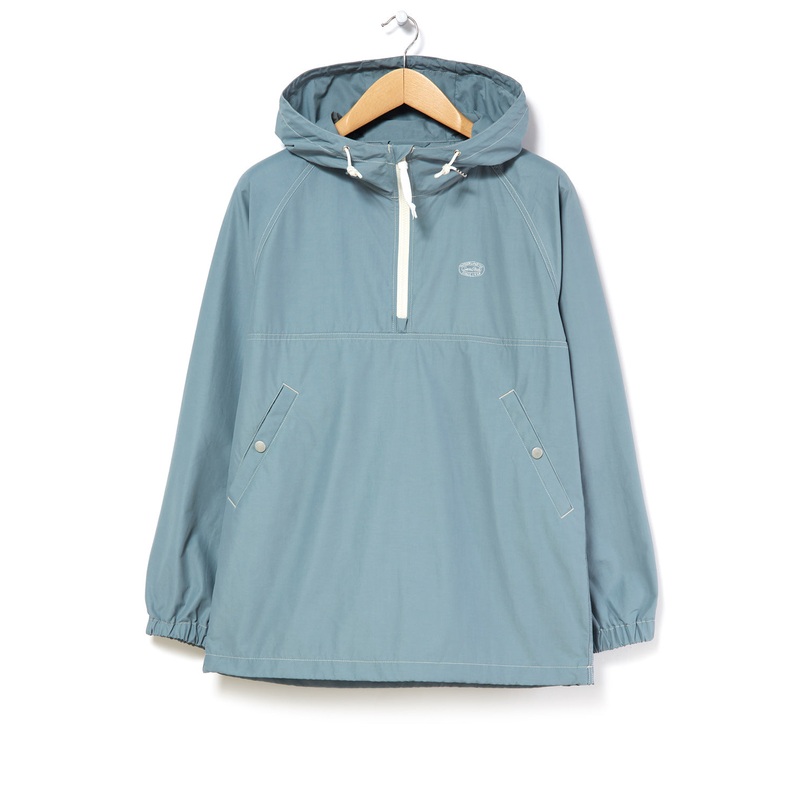 Snow Peak Men's Light Mountain Cloth Parka Jacket - Blue