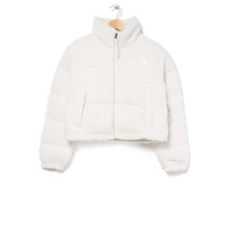 The North Face High Pile Nuptse Women's Jacket - Gardenia White