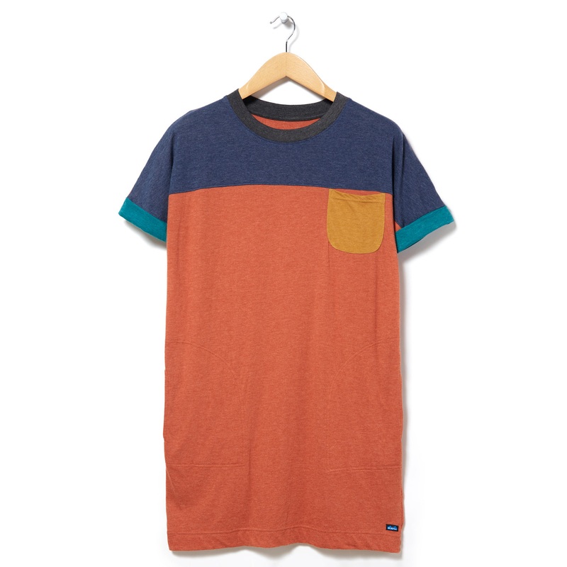 KAVU Women's Cut Back T-Shirt Dress - Mix N Mash