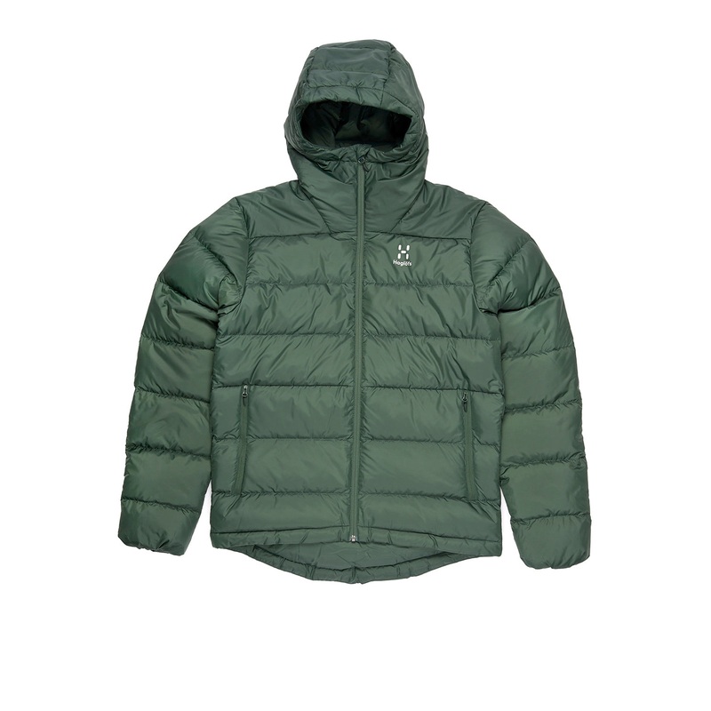 Haglfs Men's Bield Down Hooded Jacket - Fjell Green