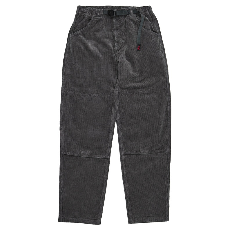 Gramicci Men's Waffle Cord Double-Knee Climber Pants - Foggy Grey Dye