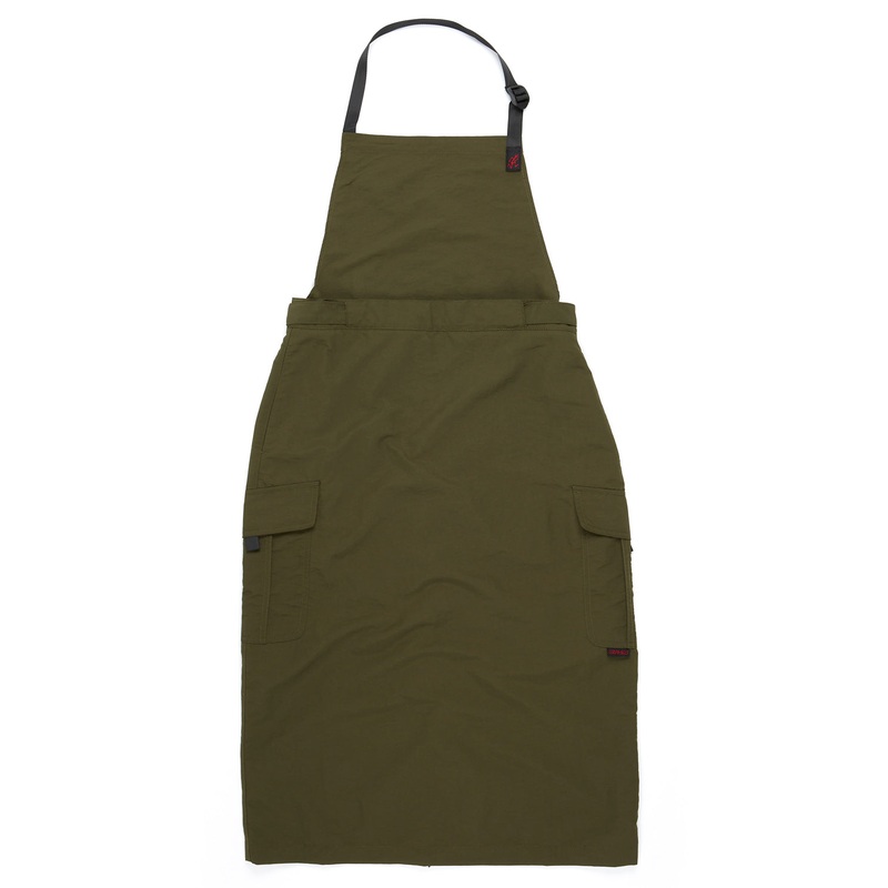 Gramicci Women's Nylon Tussah Covertible Apron Dress - Deep Olive