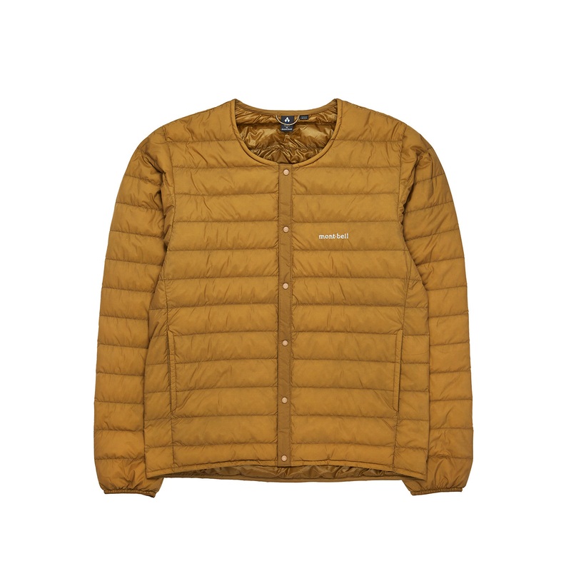 Montbell Men's Superior Down Round Neck Jacket - Tan