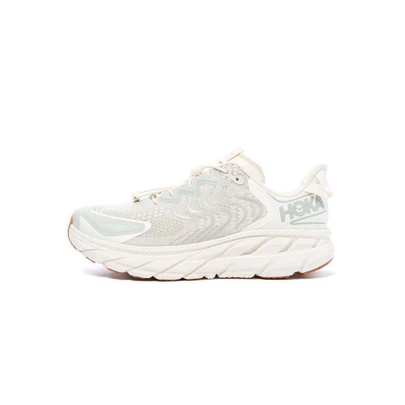 Hoka Clifton LS Satisfy Running Shoes - Celadon Tint / Whisper White