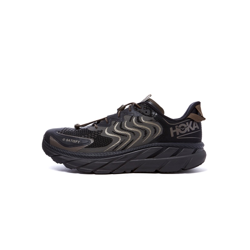 Hoka Clifton LS Satisfy Running Shoes - Forged Iron / Black