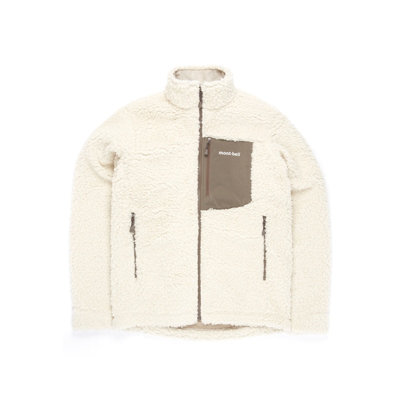 Montbell Men's Climaplus Shearling Jacket - Ivory