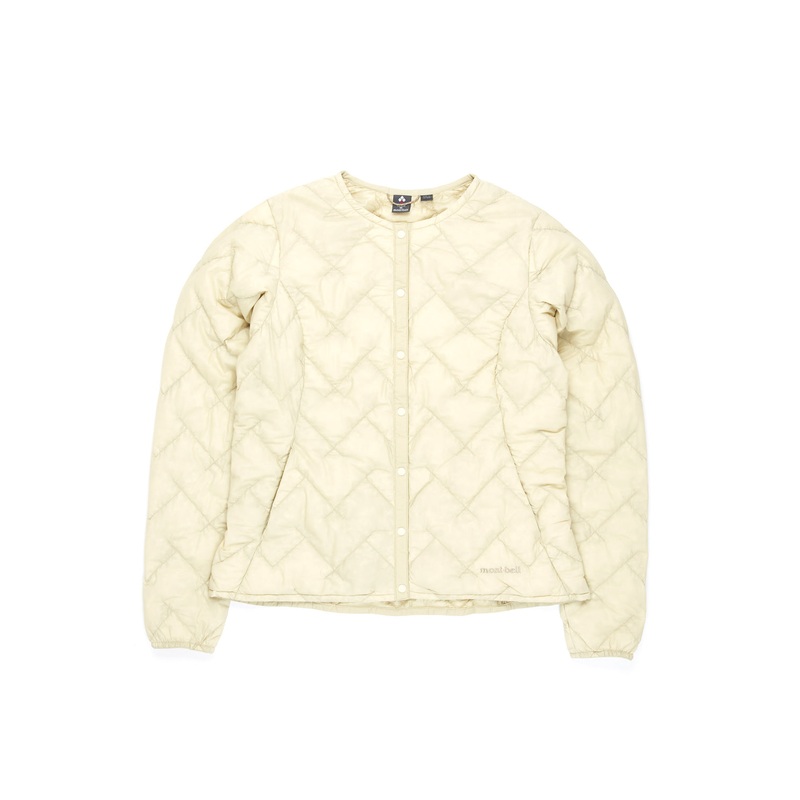 Montbell Women's Superior Down Round Neck Jacket - Ivory