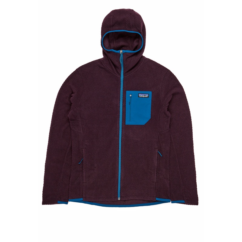 Patagonia Men's R1 Air Full-Zip Hoody - Obsidian Plum