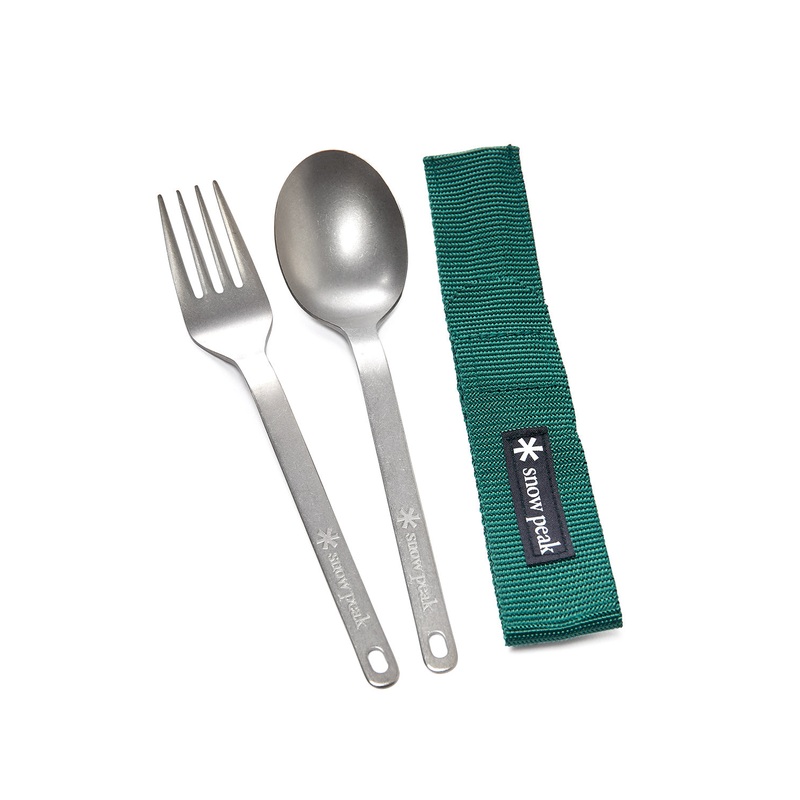 Snow Peak Titanium Fork & Spoon Set