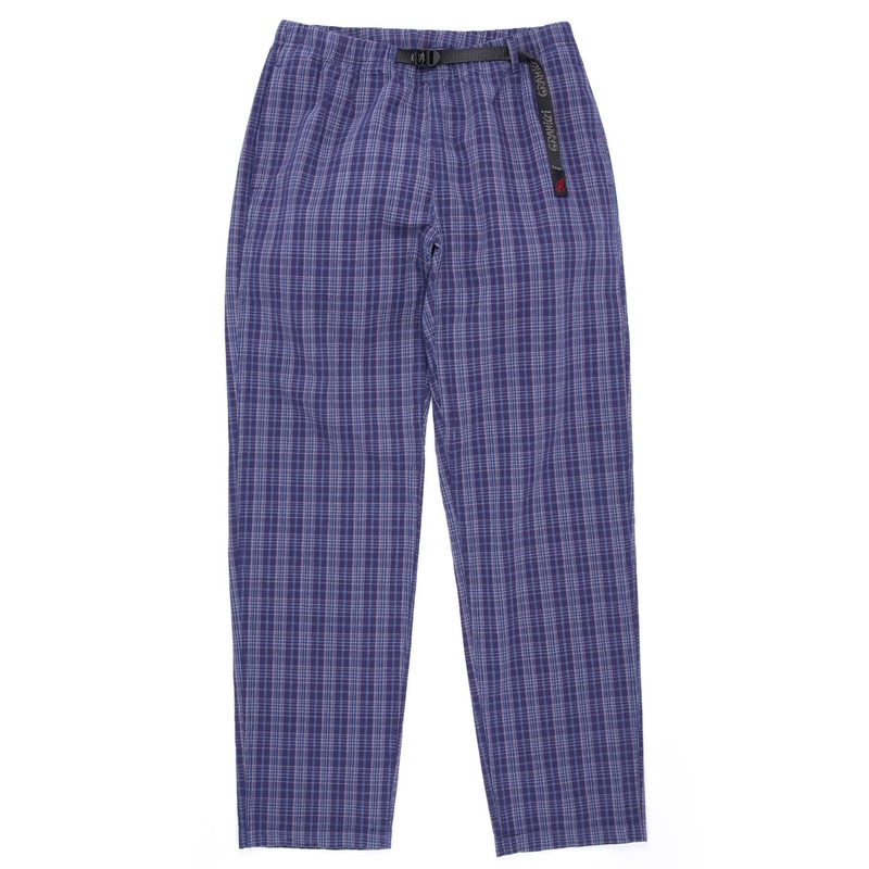Gramicci Men's O.G. Yarn Dye Dobby Plaid Jam Pants - Deep Twilight