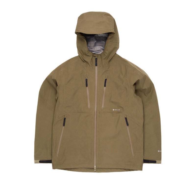 Snow Peak Men's GORE-TEX Rain Jacket - Coyote