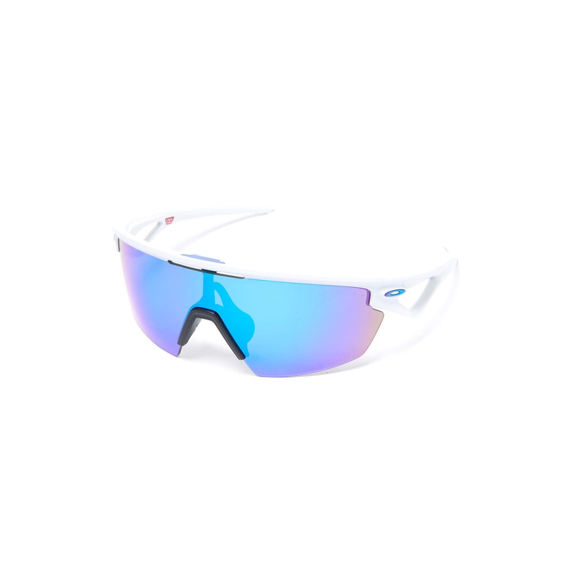 Oakley Sphaera Sunglasses - Matte White / Prizm Sapphire Polarized