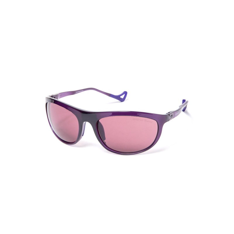 District Vision Takeyoshi Altitude Master Sunglasses - Nightshade / D+ Black Rose