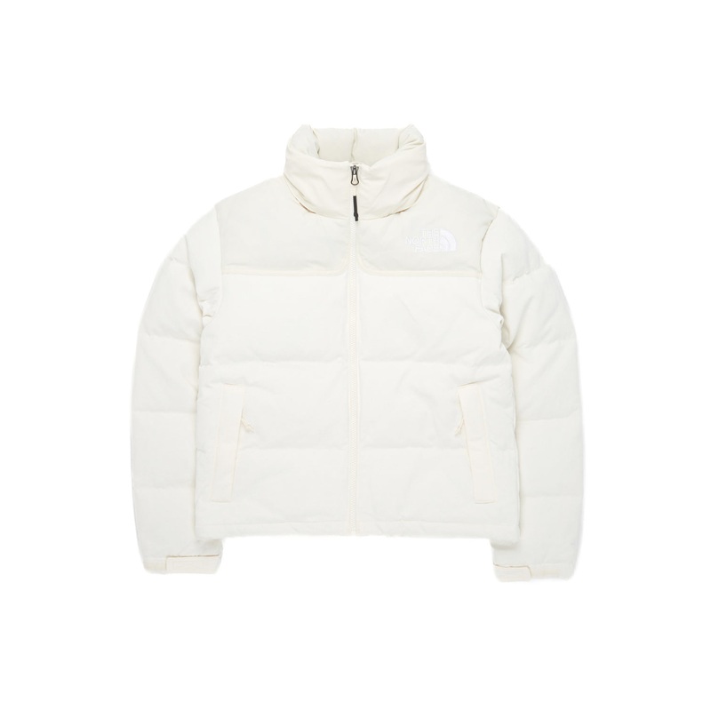 The North Face Womens 92 Ripstop Nuptse Jacket - White Dune