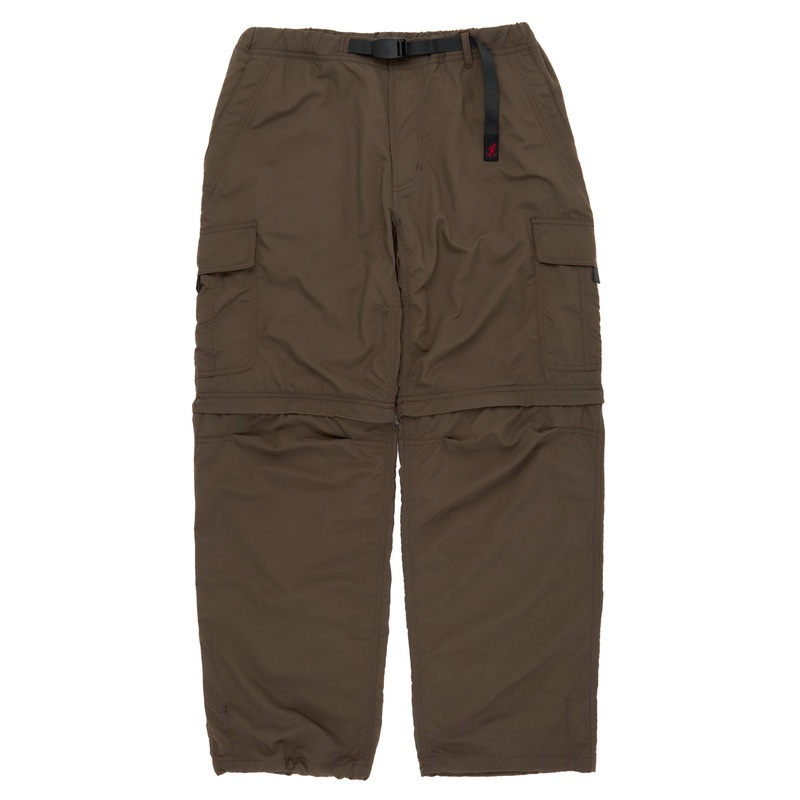 Gramicci Convertible Micro Ripstop Pants - Deep Brown