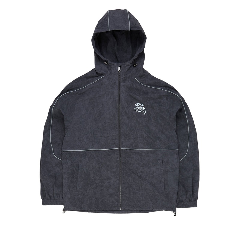 Karma8a Piping Windbreaker - Grey